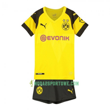 Koszulka Borussia Dortmund Dziecięcy Domowe Stroje Piłkarskie 2018/19 Krótki Rękaw